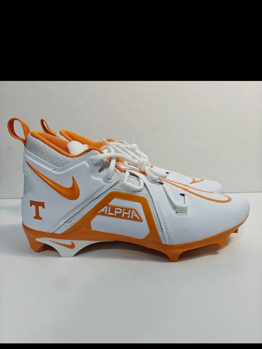 Nike Size 12 Wide Men Alpha Menace Pro 3 Tennessee Vols Football Cleats DH3358